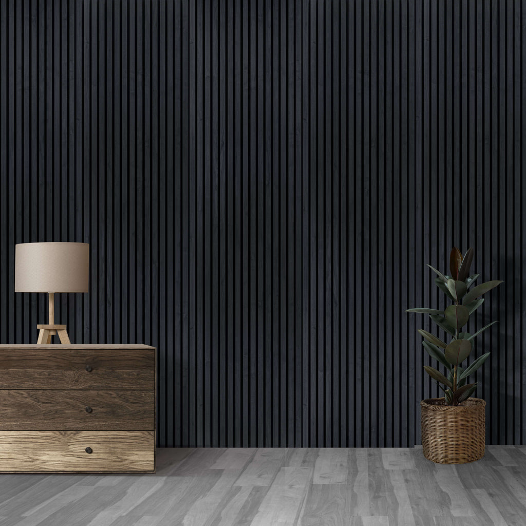 Charcoal Dark Wall Panel (240 x 60 cm)