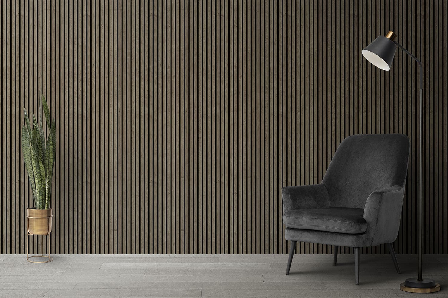 Walnut Wall Panel (240 x 60 cm)