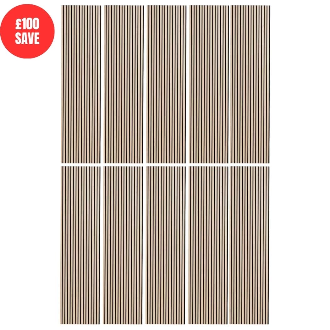 Arden Oak Acoustic Wall Panel (240 x 60 cm)
