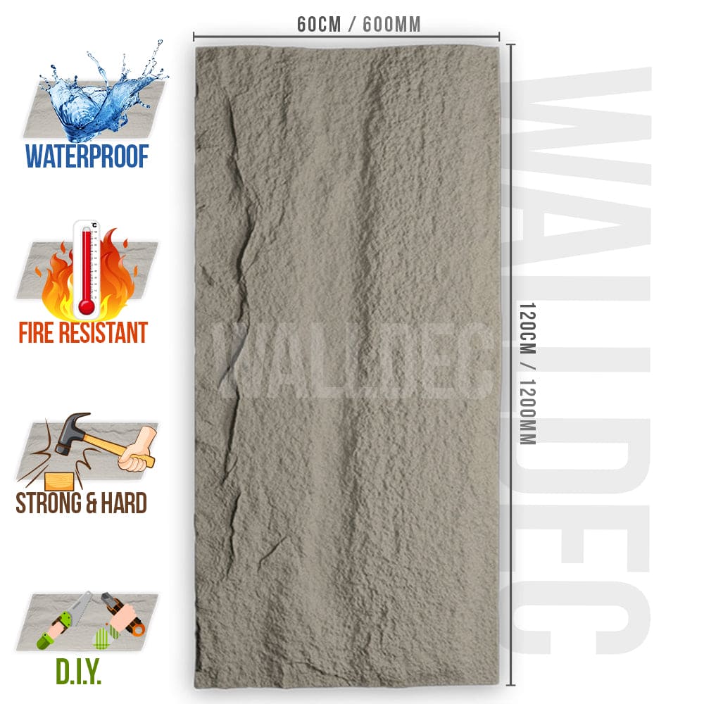 Aphrodite Stone Rock Effect Wall Panels 120x60cm (47.24" x 23.62")