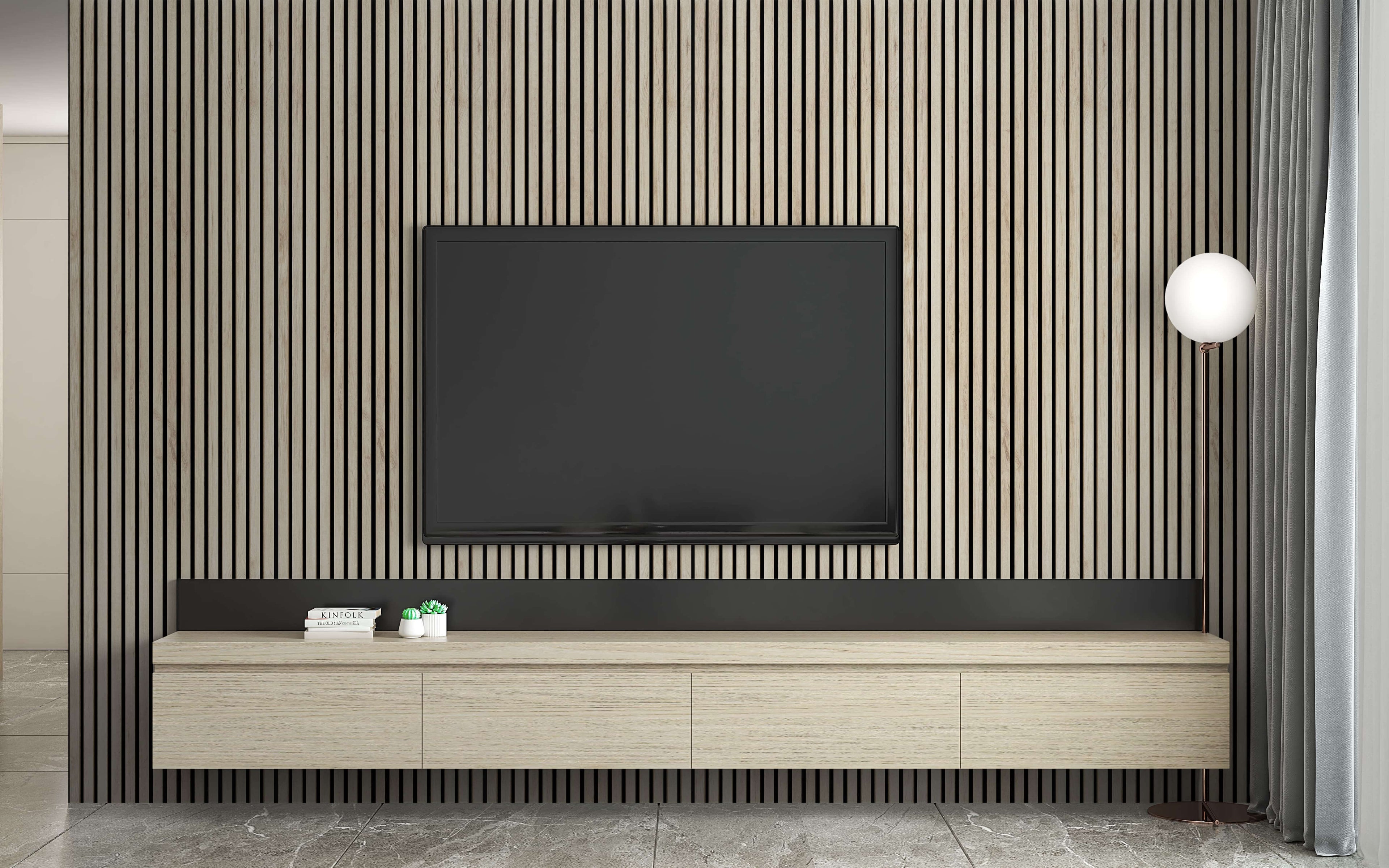 Arden Oak Acoustic Wall Panel (240 x 60 cm)