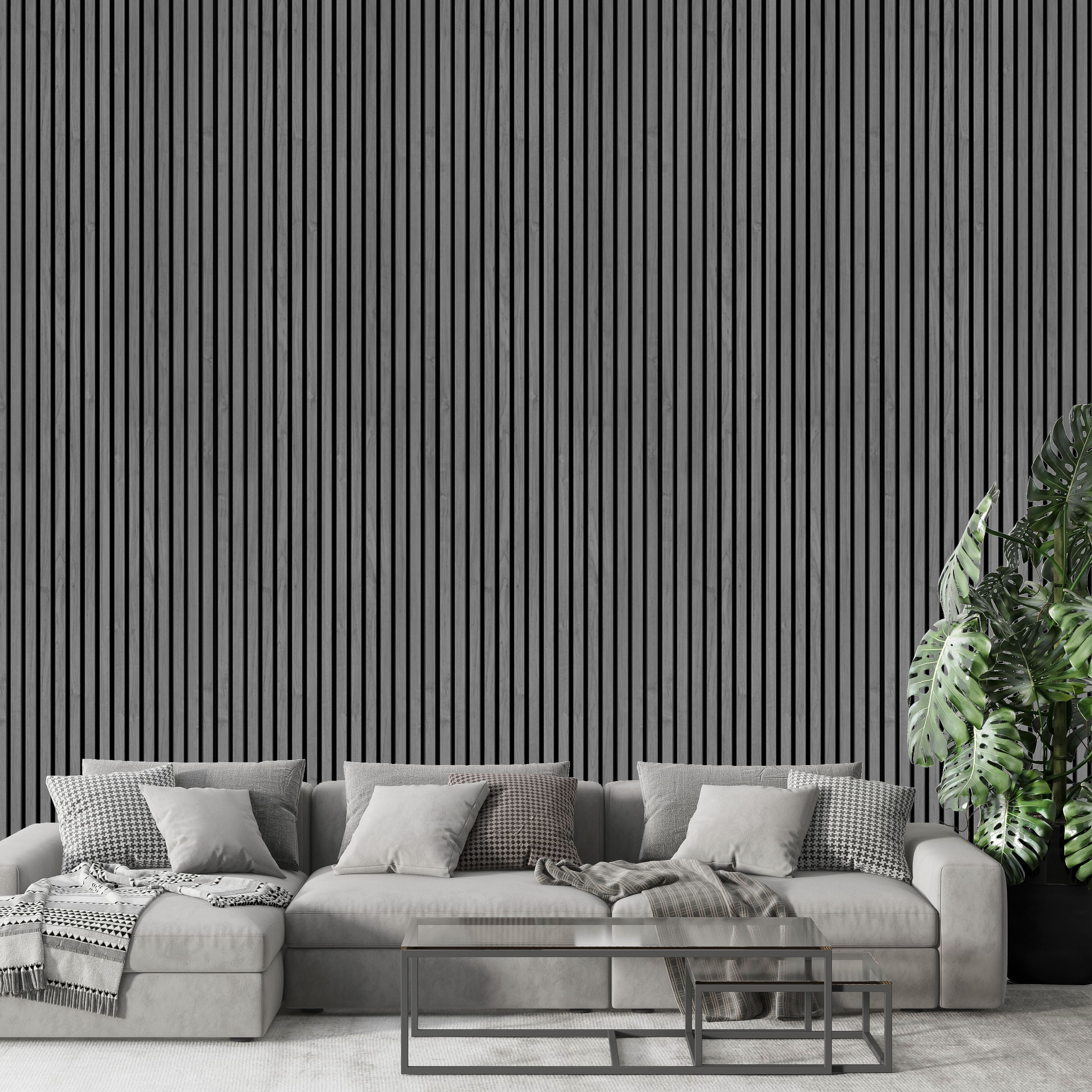 Smoke Grey Wall Panel (240 x 60 cm)