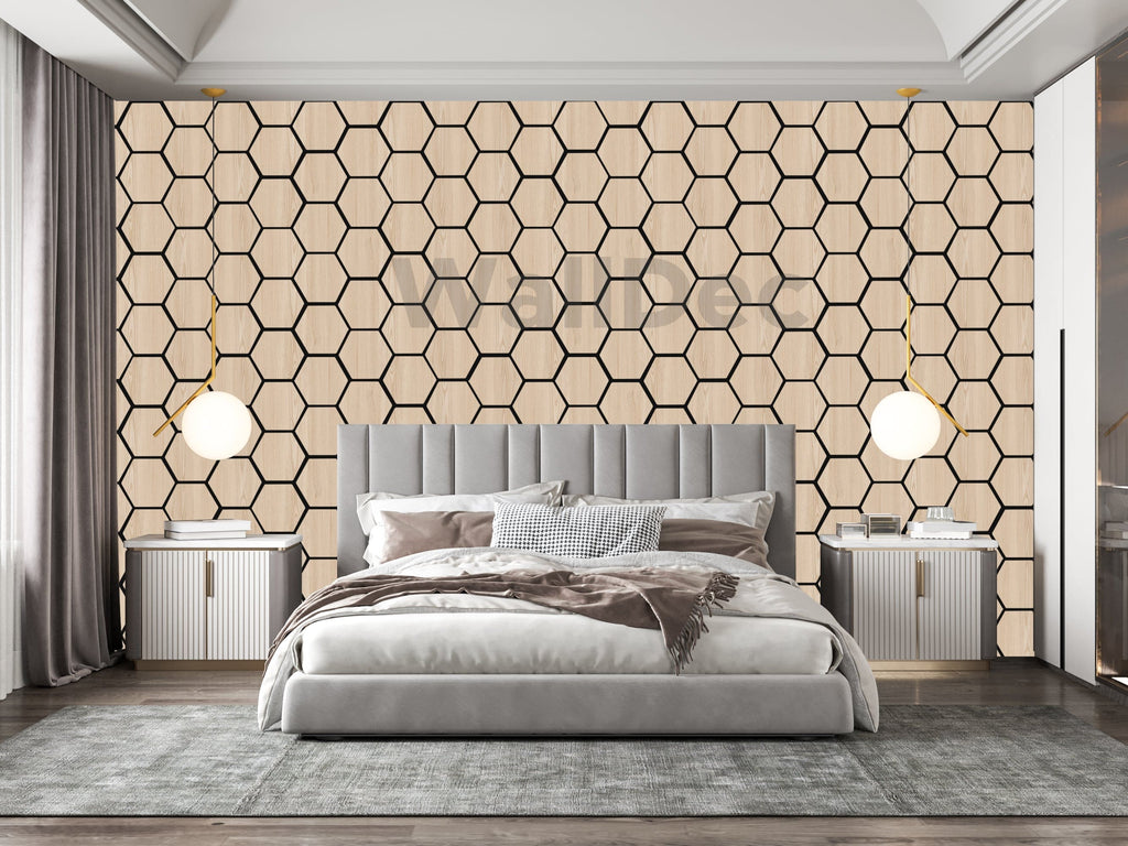 Hexagon Panel - Natural Aura (57 x 69.5 cm)