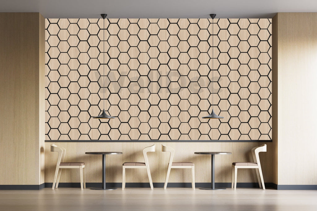 Hexagon Panel - Natural Aura (57 x 69.5 cm)