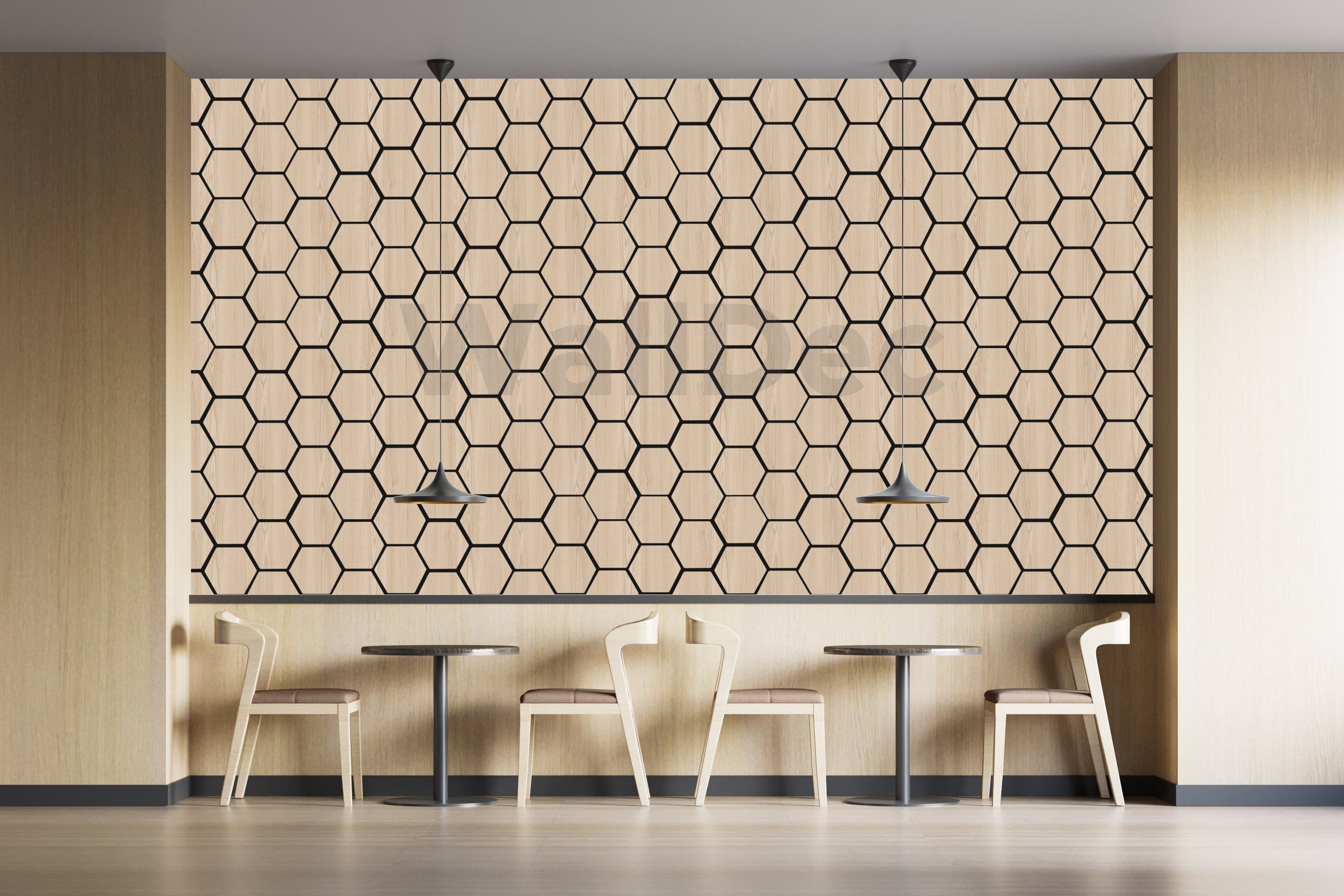 Hexagon Panel - Natural Aura (57 x 69.5 cm)