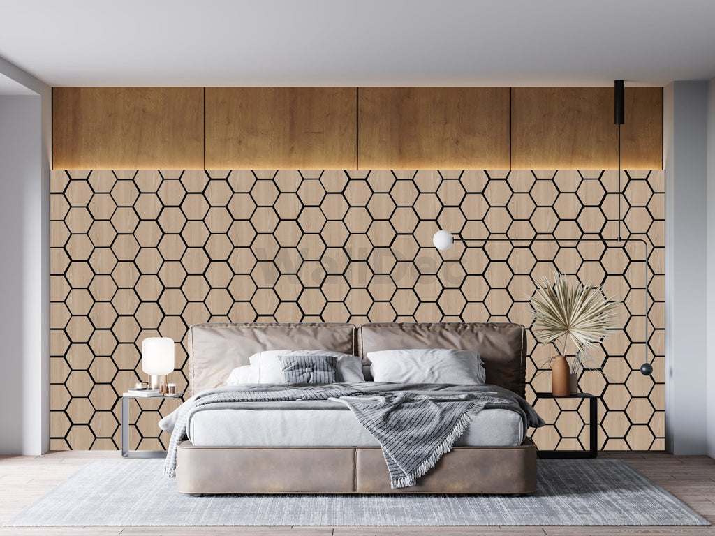 Hexagon Panel - Natural Aura (57 x 69.5 cm)