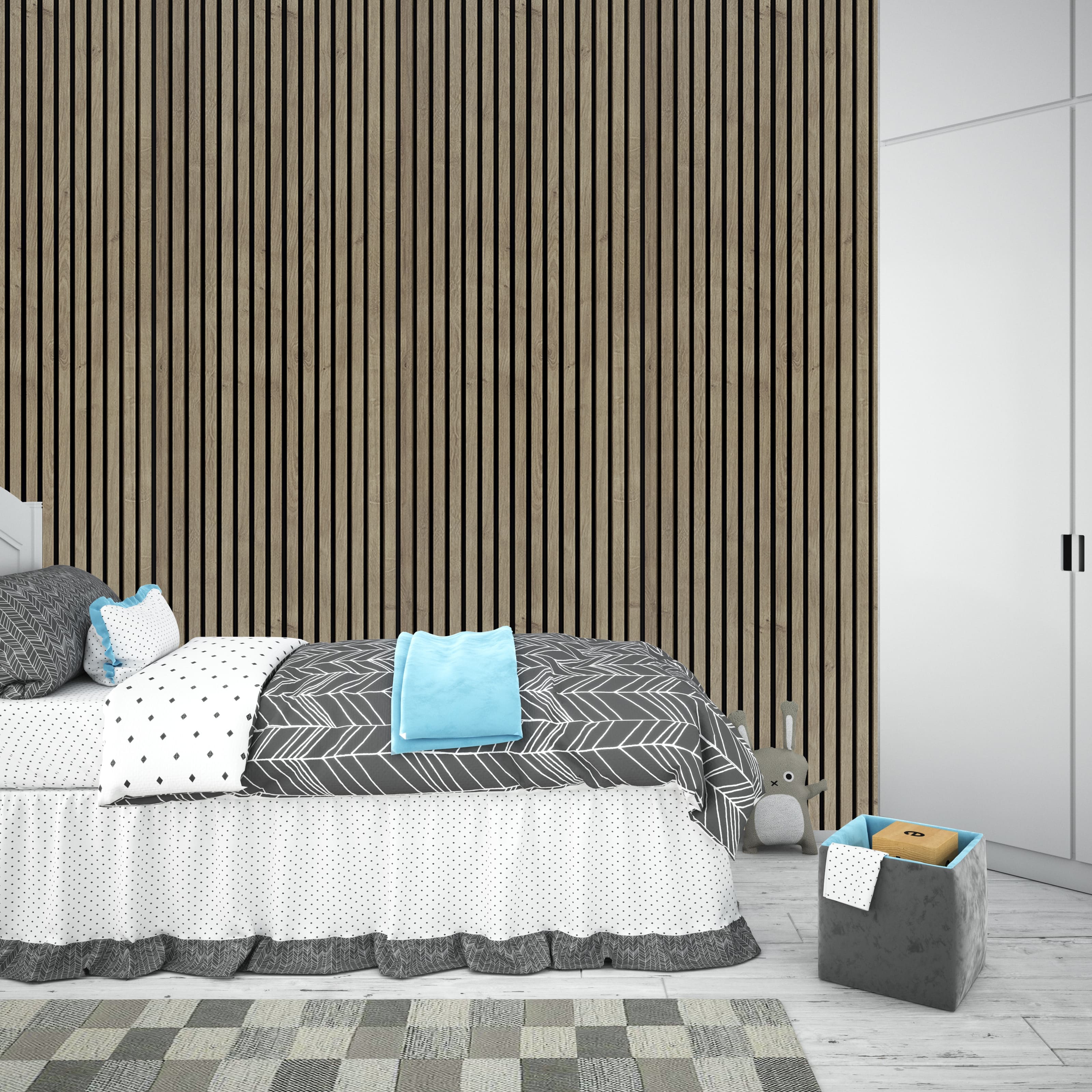 Walnut Wall Panel (240 x 60 cm)