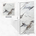 Luna White Marble Effect Wall Panel (244 x 122 cm)