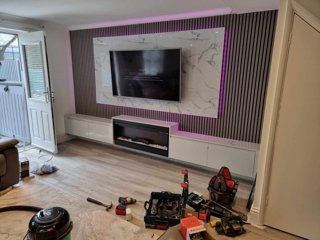Smoke Grey Wall Panel (240 x 60 cm)