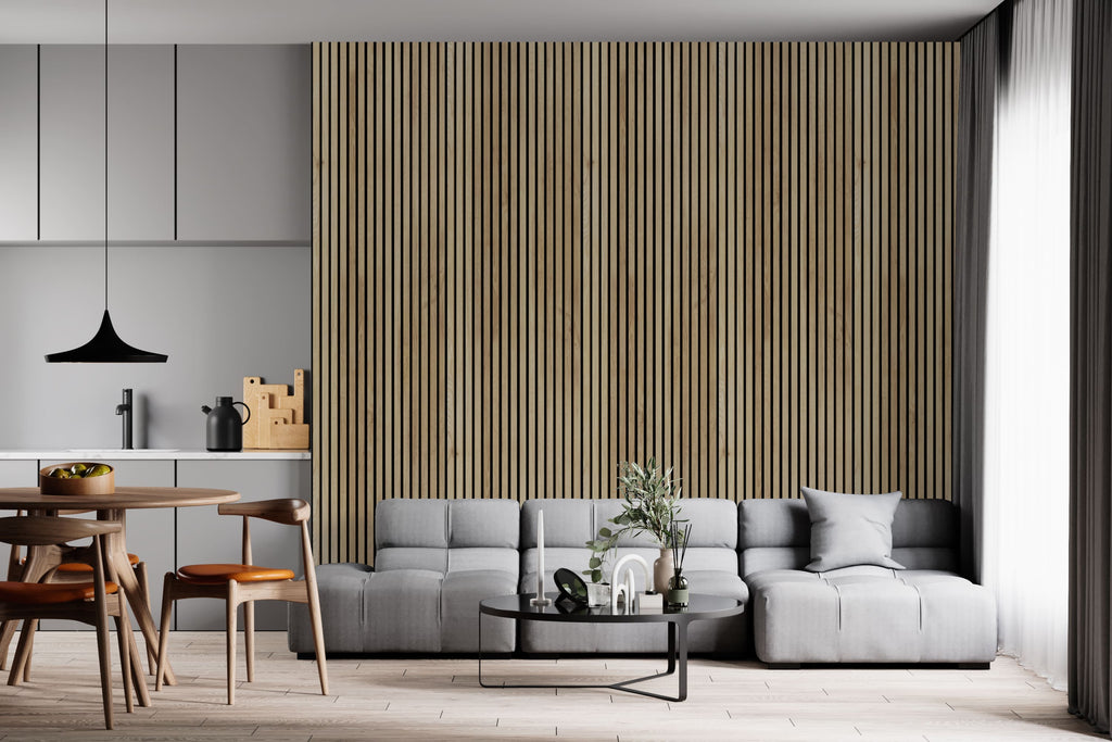 Natural Oak Wall Panel (240 x 60 cm)