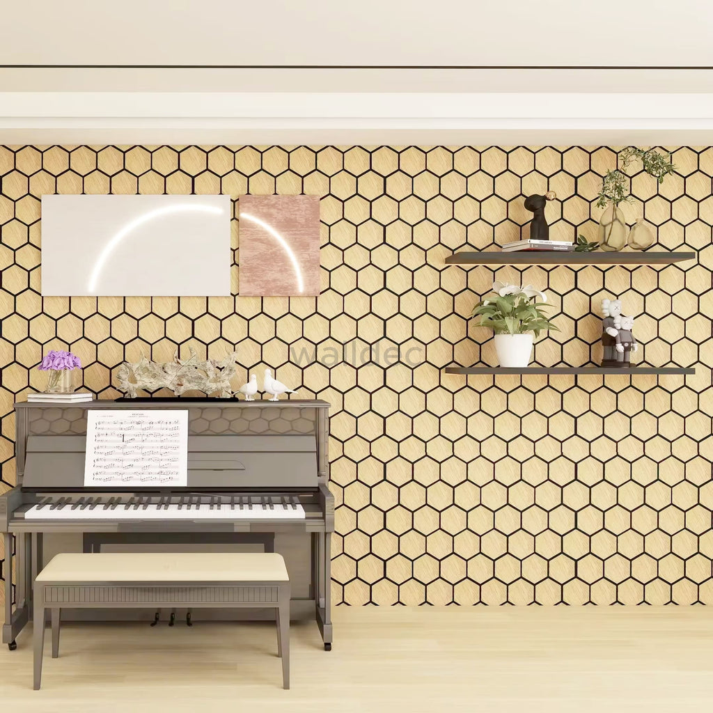 Hexagon Panel - Natural Aura (57 x 69.5 cm)