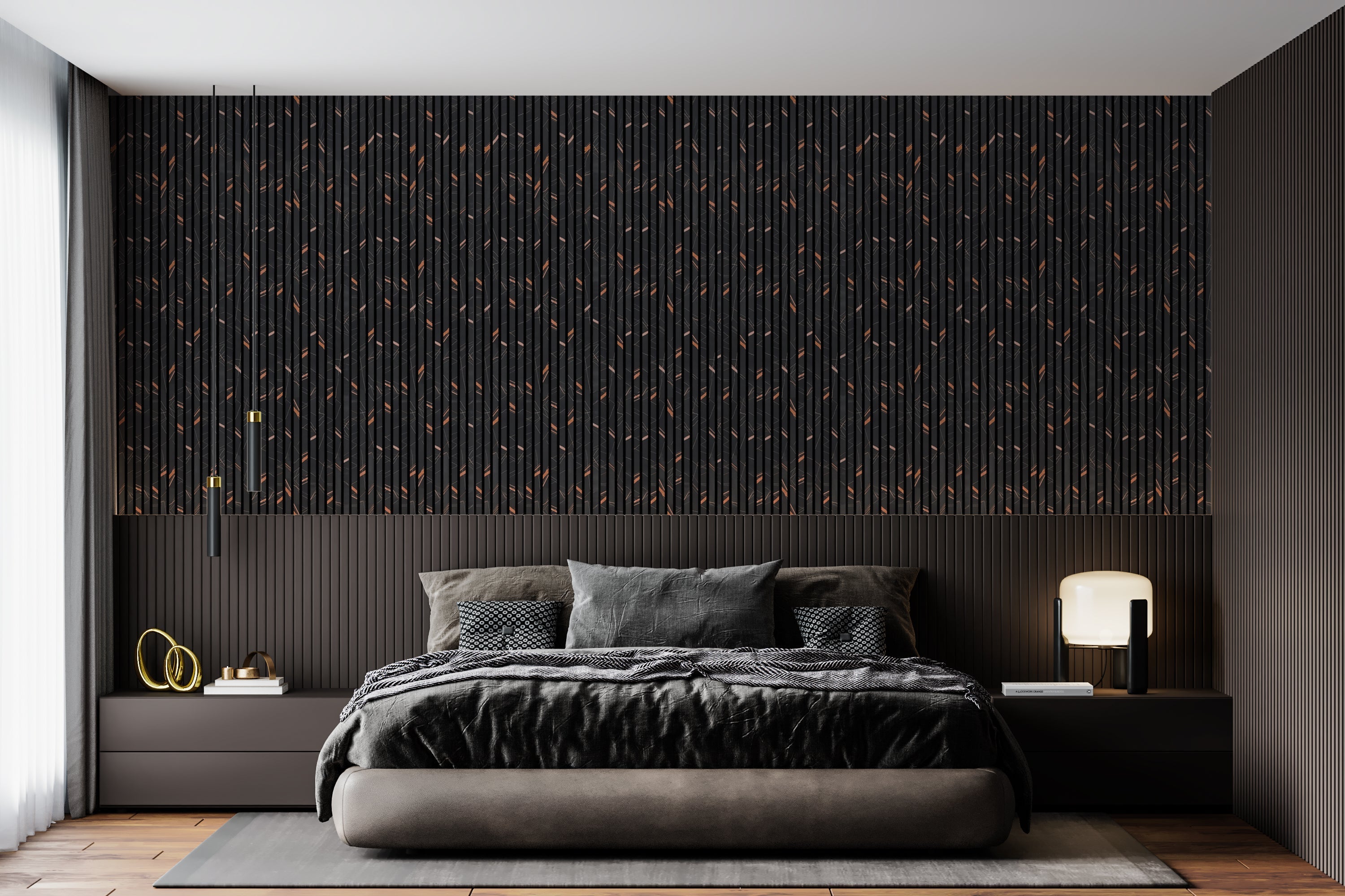 Diamond Acoustic Wall Panel (240 x 60 cm)