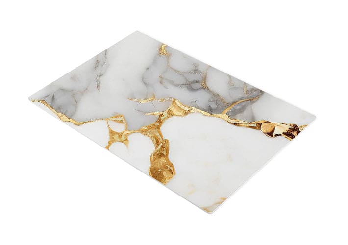 Golden Aura Marble Effect Wall Panel (244 x 122 cm)