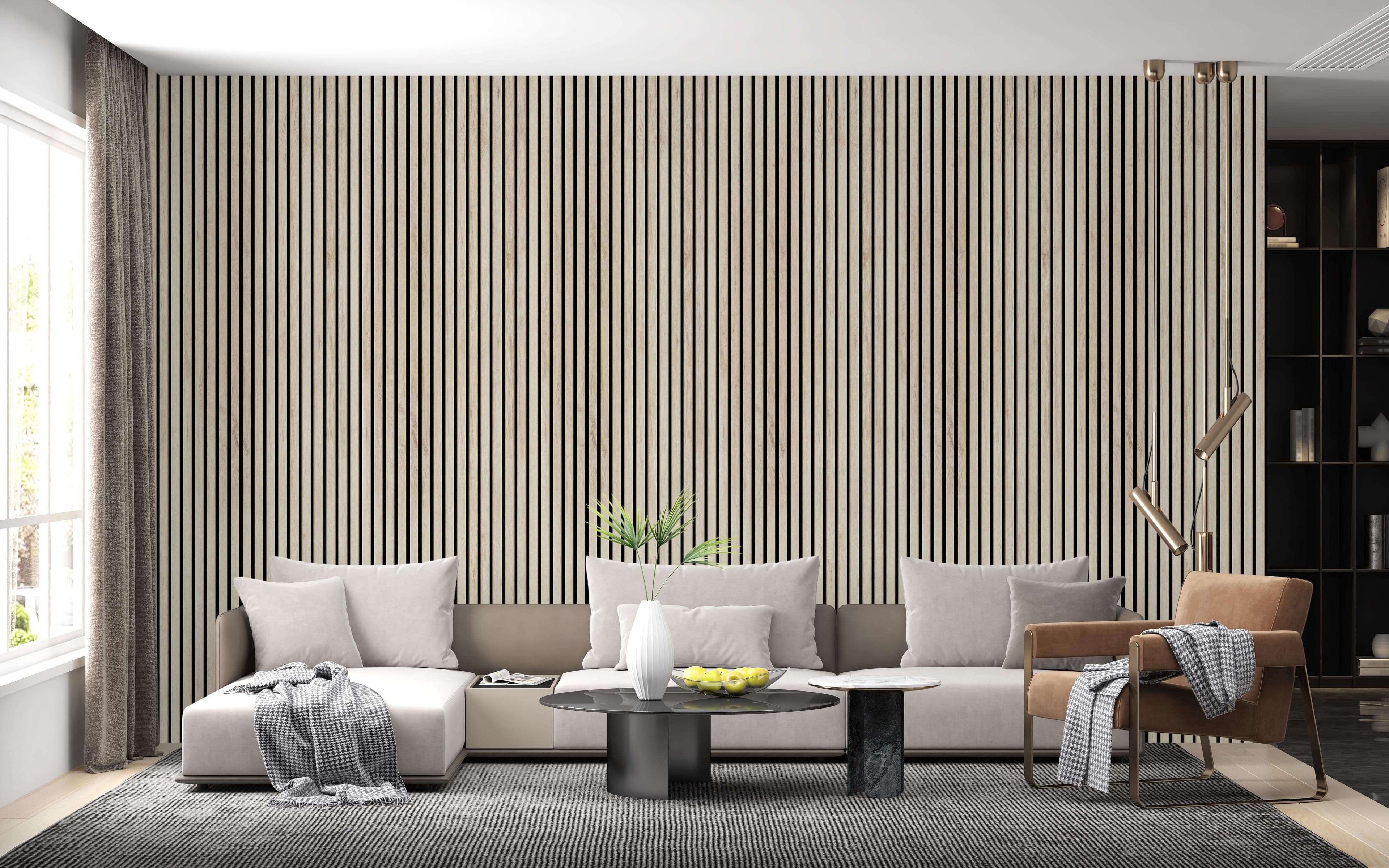 Arden Oak Acoustic Wall Panel (240 x 60 cm)