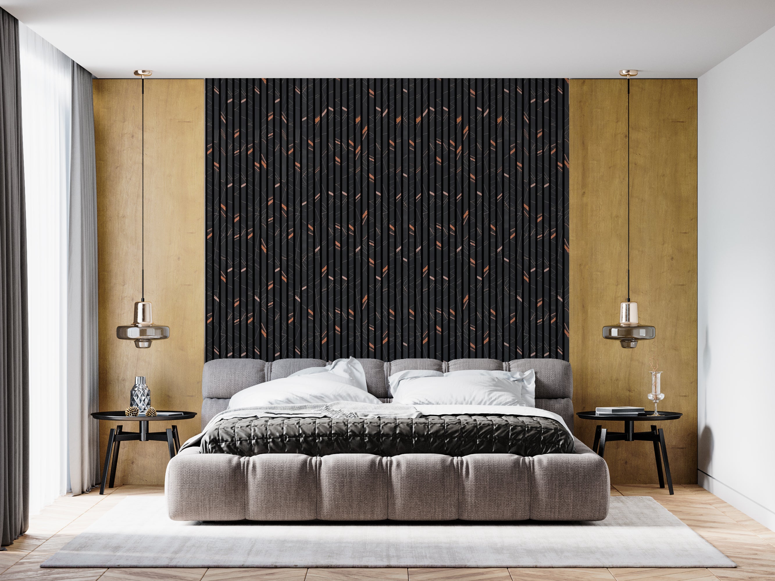 Diamond Acoustic Wall Panel (240 x 60 cm)