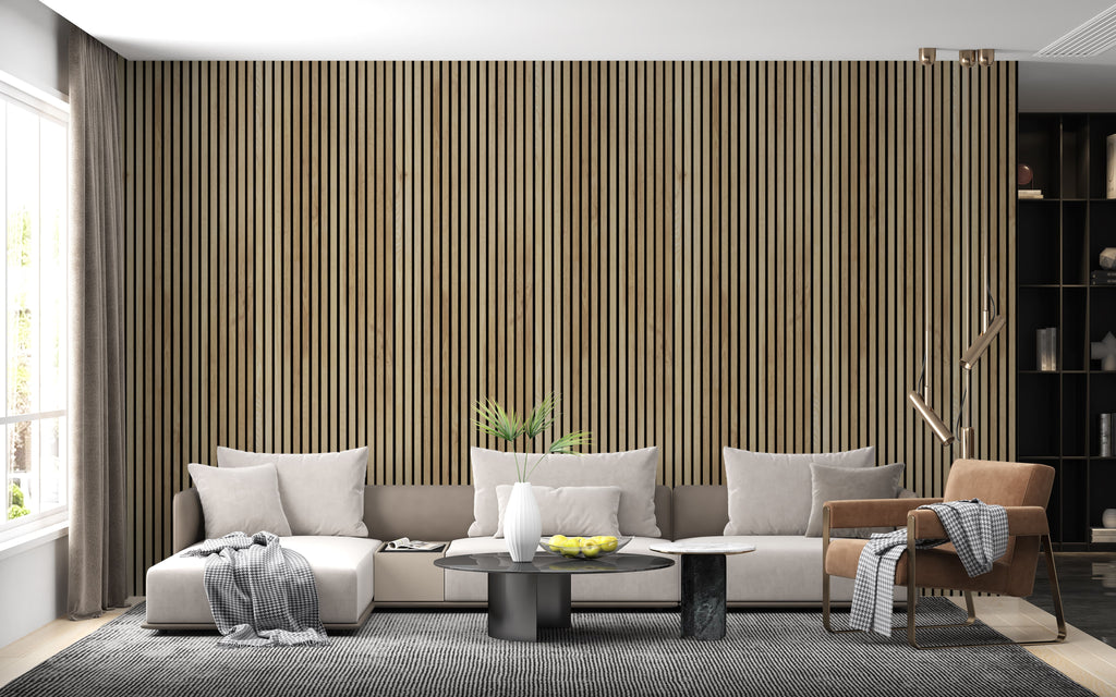 Natural Oak Wall Panel (240 x 60 cm)
