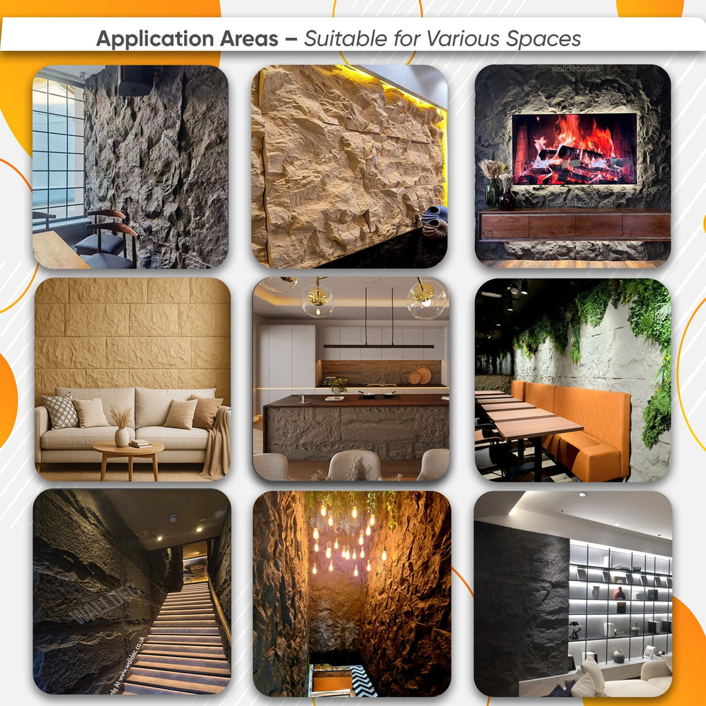 Slim Stonehenge Stone Effect Wall Panels 120x60cm
