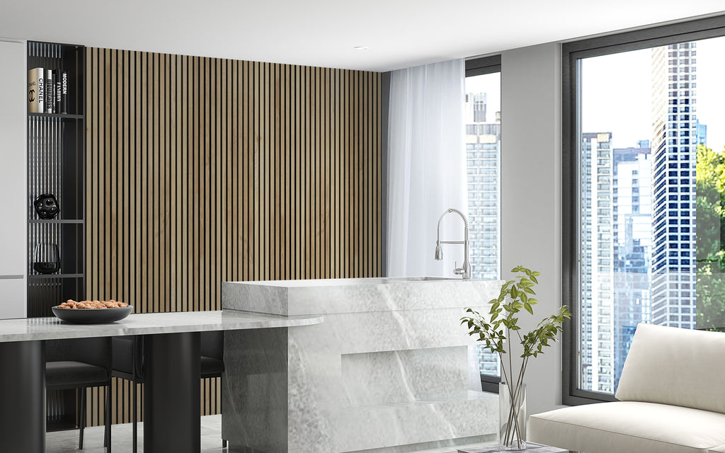 Natural Oak Wall Panel (240 x 60 cm)