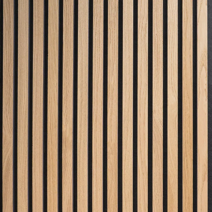 DeluraHome - Walnut Acoustic Wall Panel (2.7 m x 1.10 m)