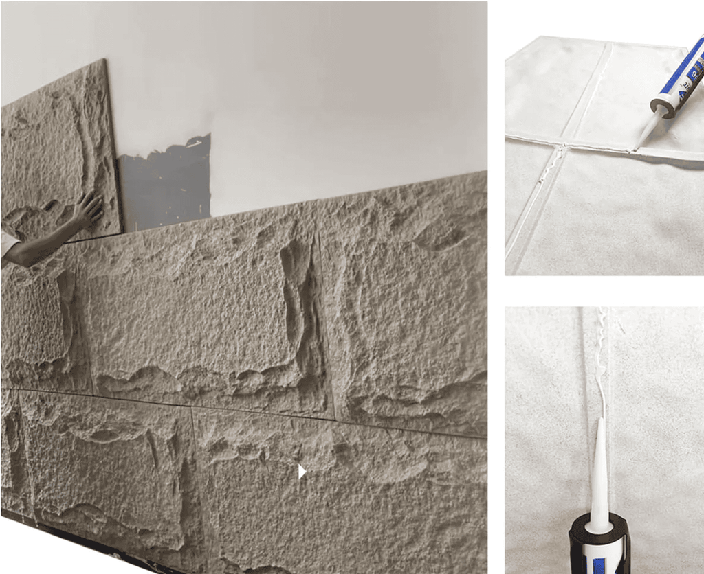 Hollywood Stone Effect Wall Panels 120 x 60 cm
