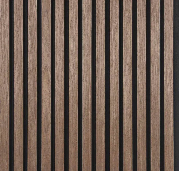 DeluraHome - Walnut Acoustic Wall Panel (2.7 m x 1.10 m)